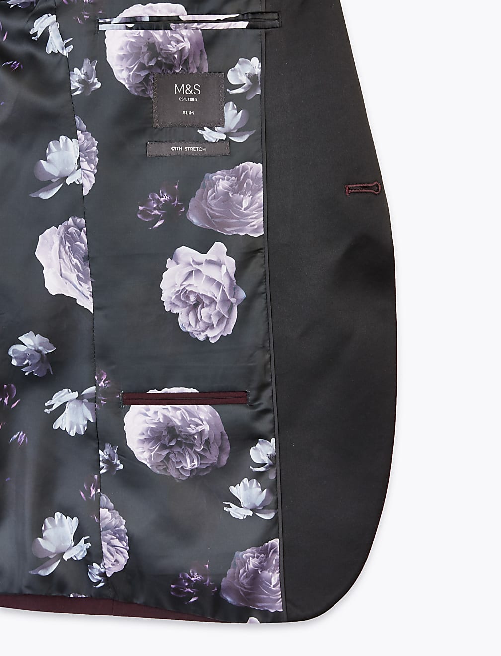 Burgundy Slim Fit Dinner Jacket