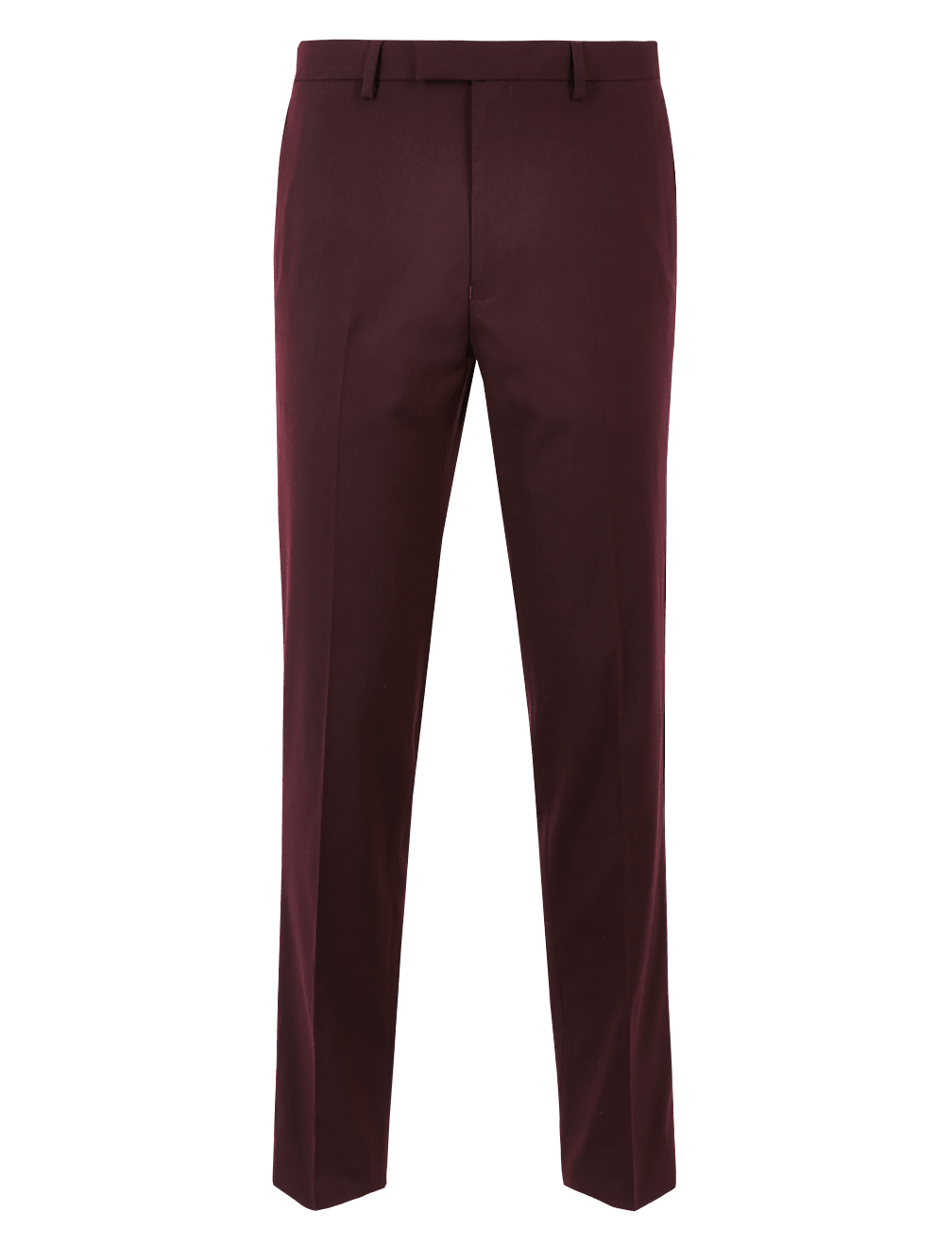 Burgundy Slim Fit Trousers