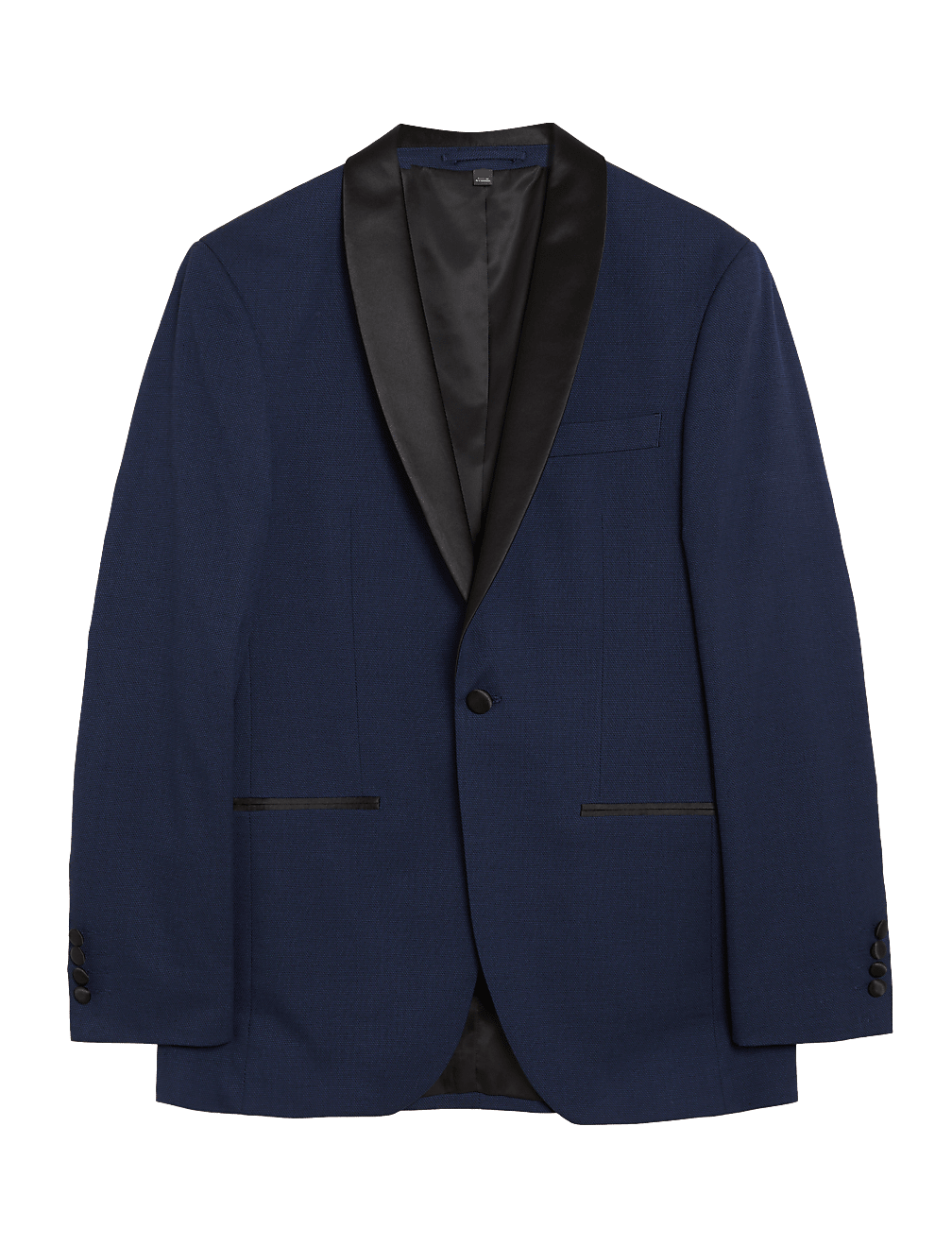 Navy Slim Fit Tuxedo Jacket