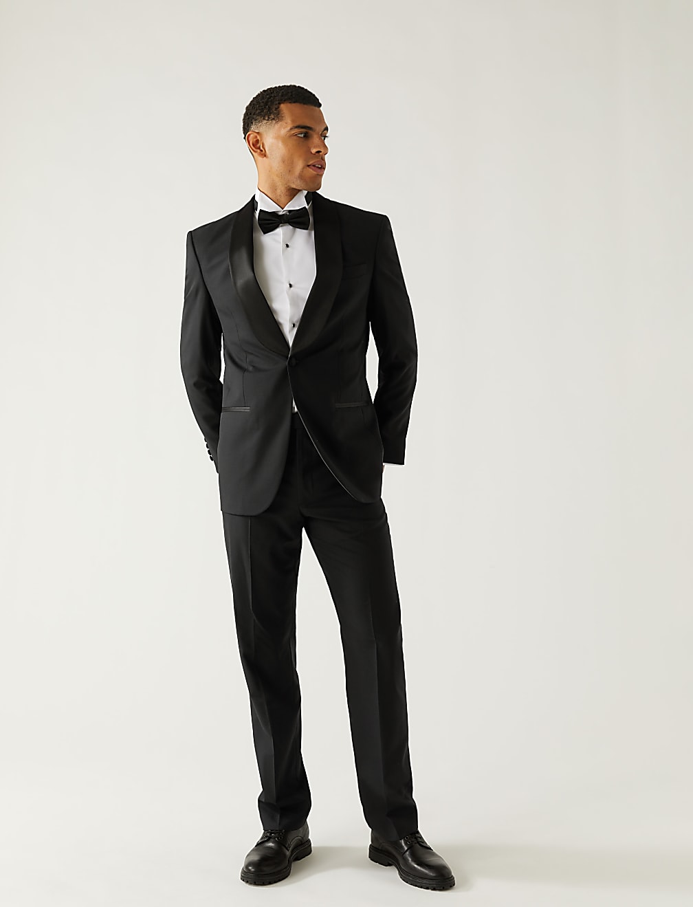 Regular Fit Pure Wool Suit Trousers