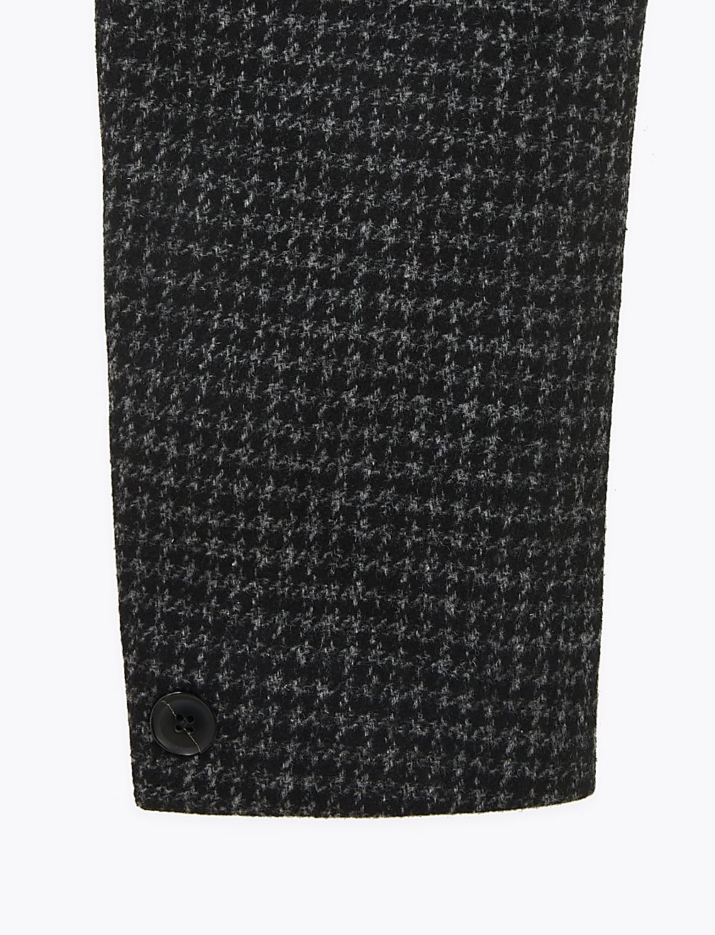 Revere Puppytooth Overcoat with Wool