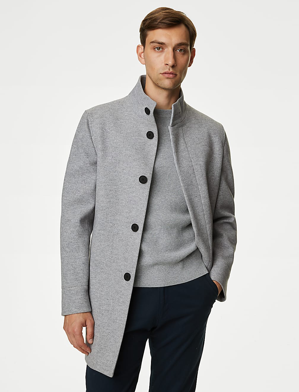Funnel Neck Coat