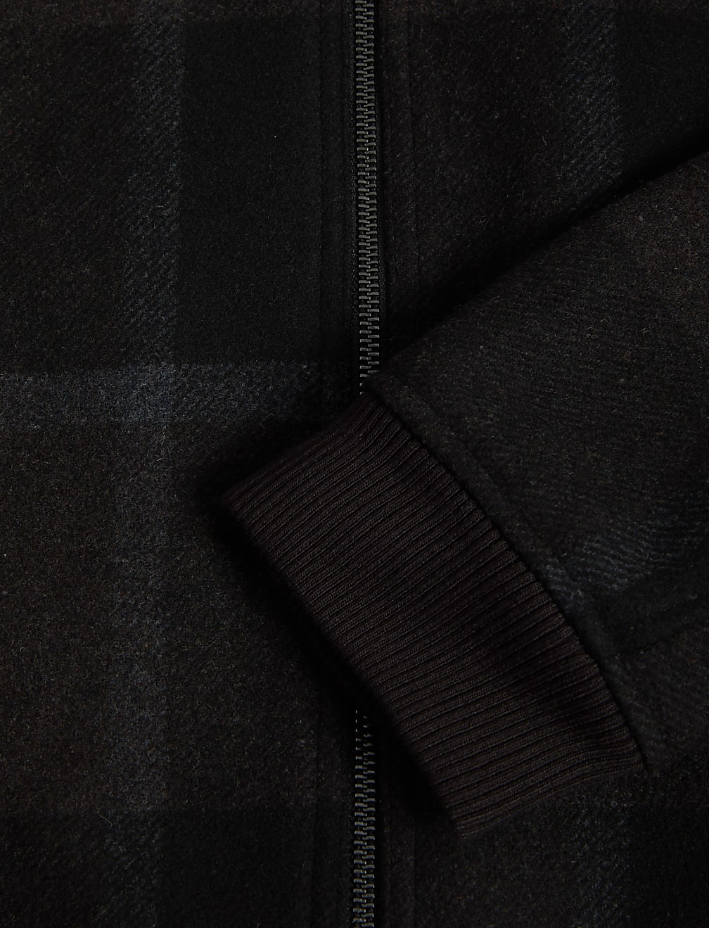 Bomber Jacket with Wool