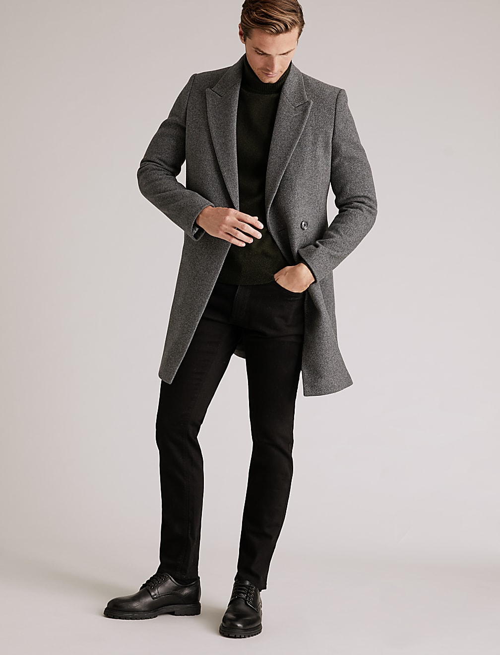 Marks and spencer overcoat sale