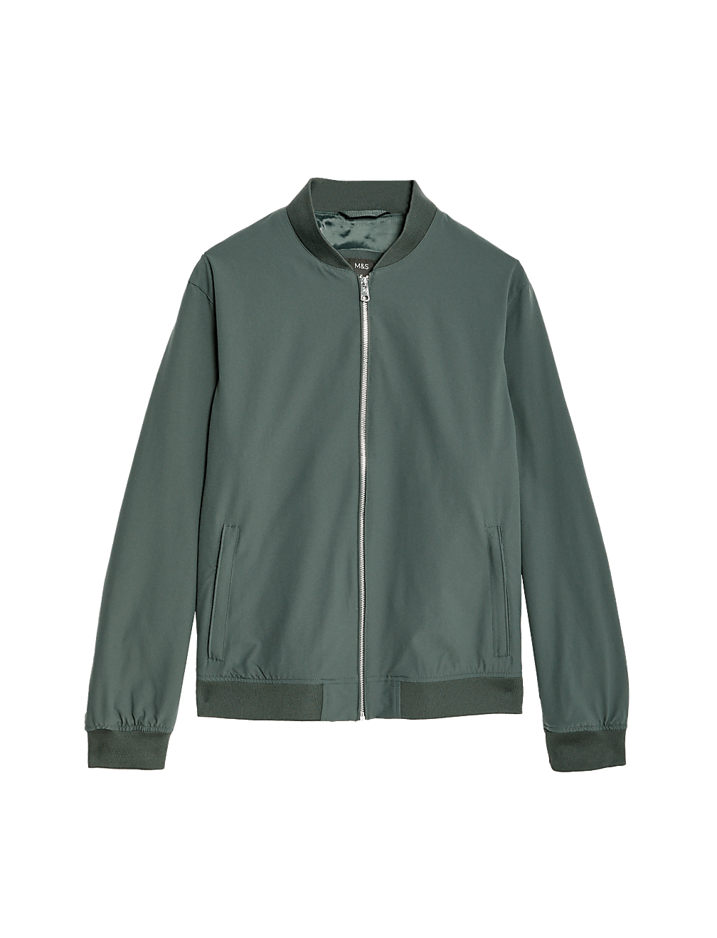 Plain Band Collar Jacket