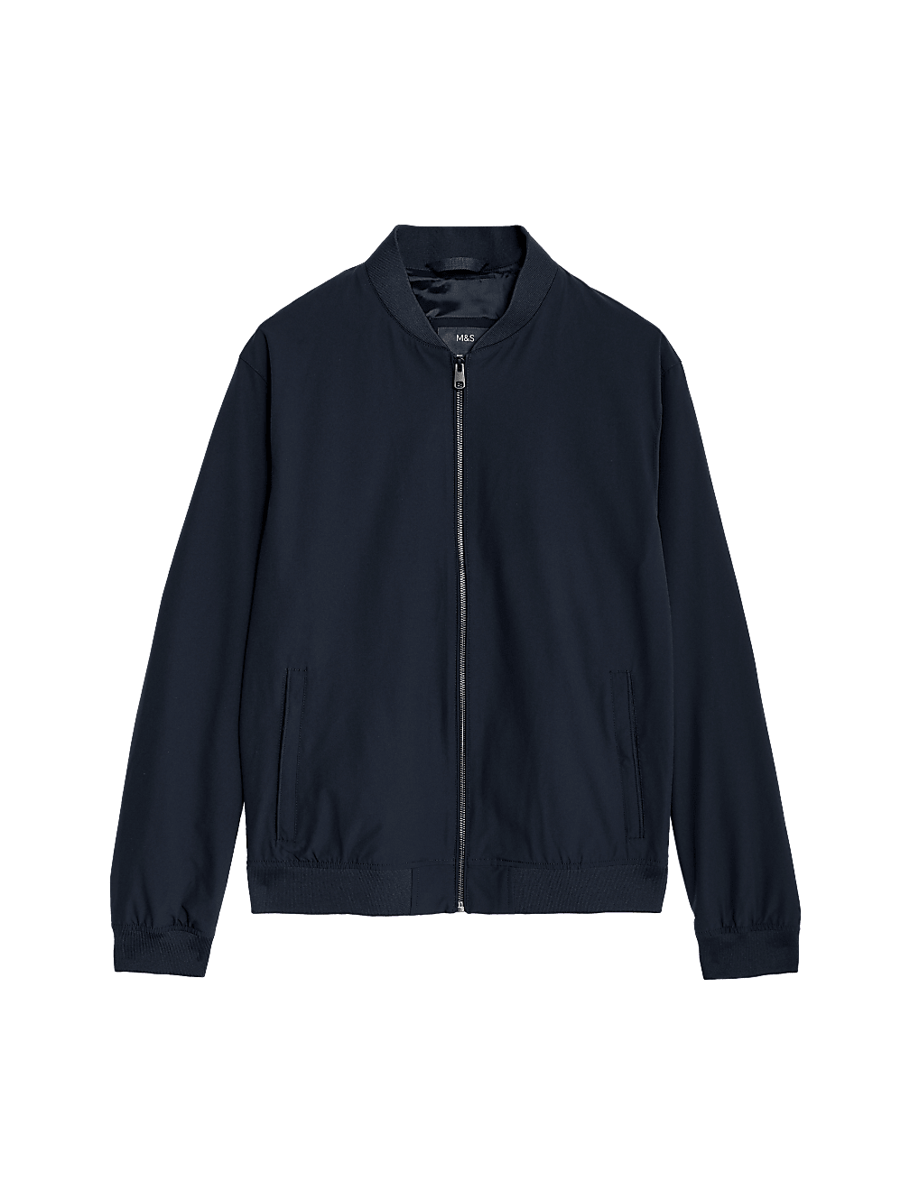 Plain Band Collar Jacket