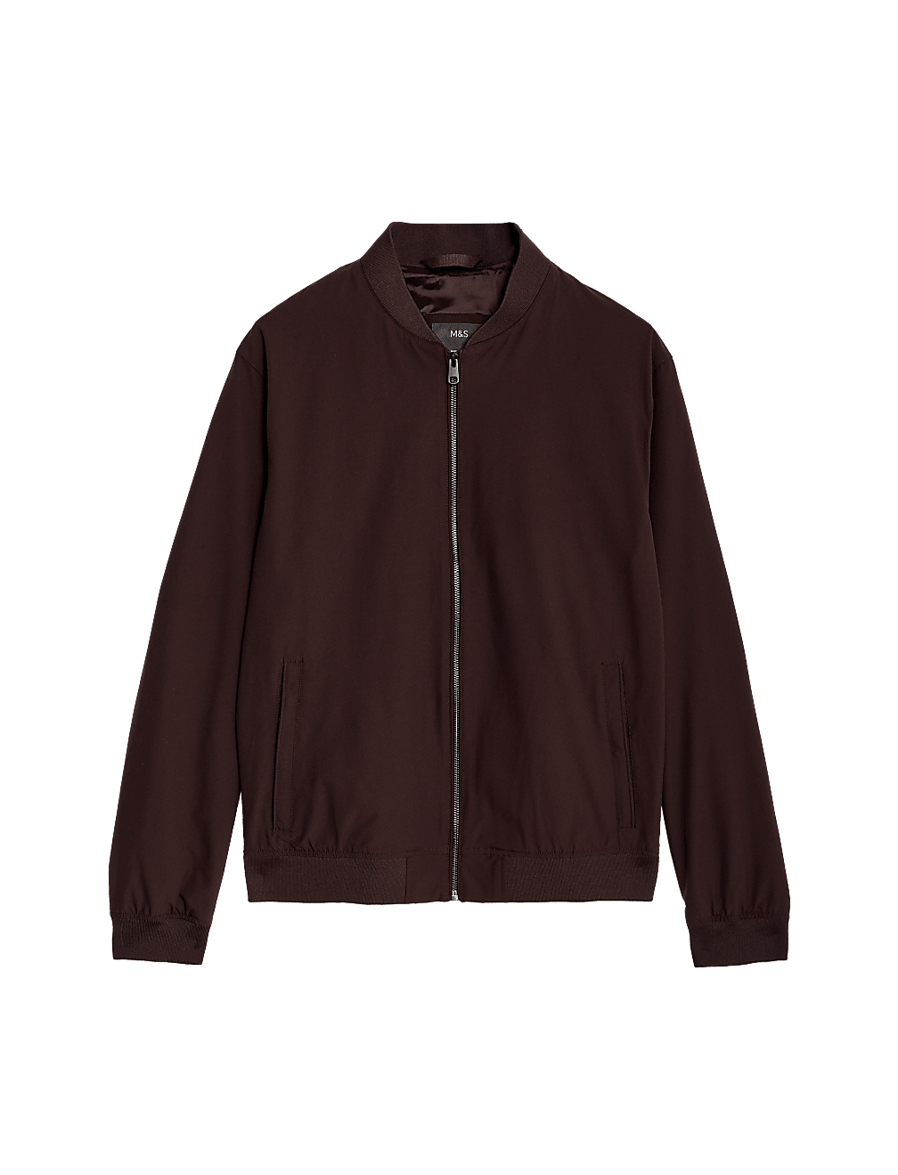 Plain Band Collar Jacket