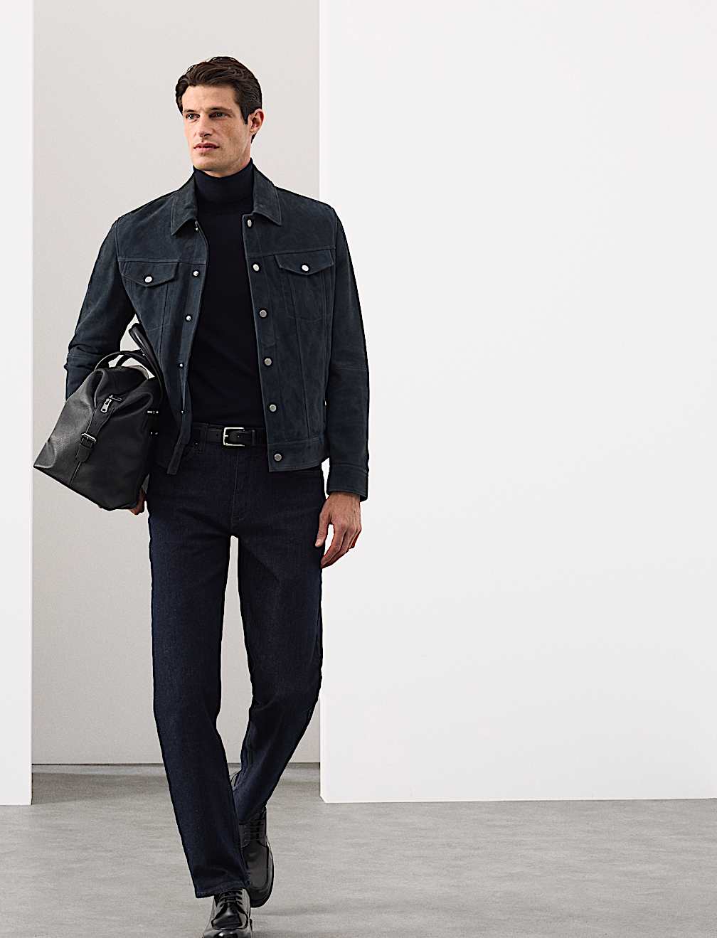 Suede Trucker Jacket
