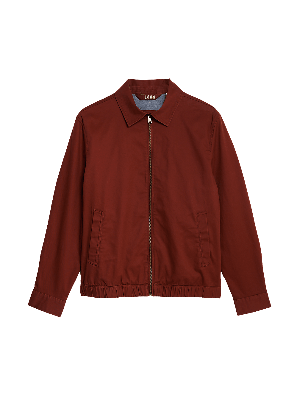 Buy Cotton Rich Harrington Jacket at Marks Spencer