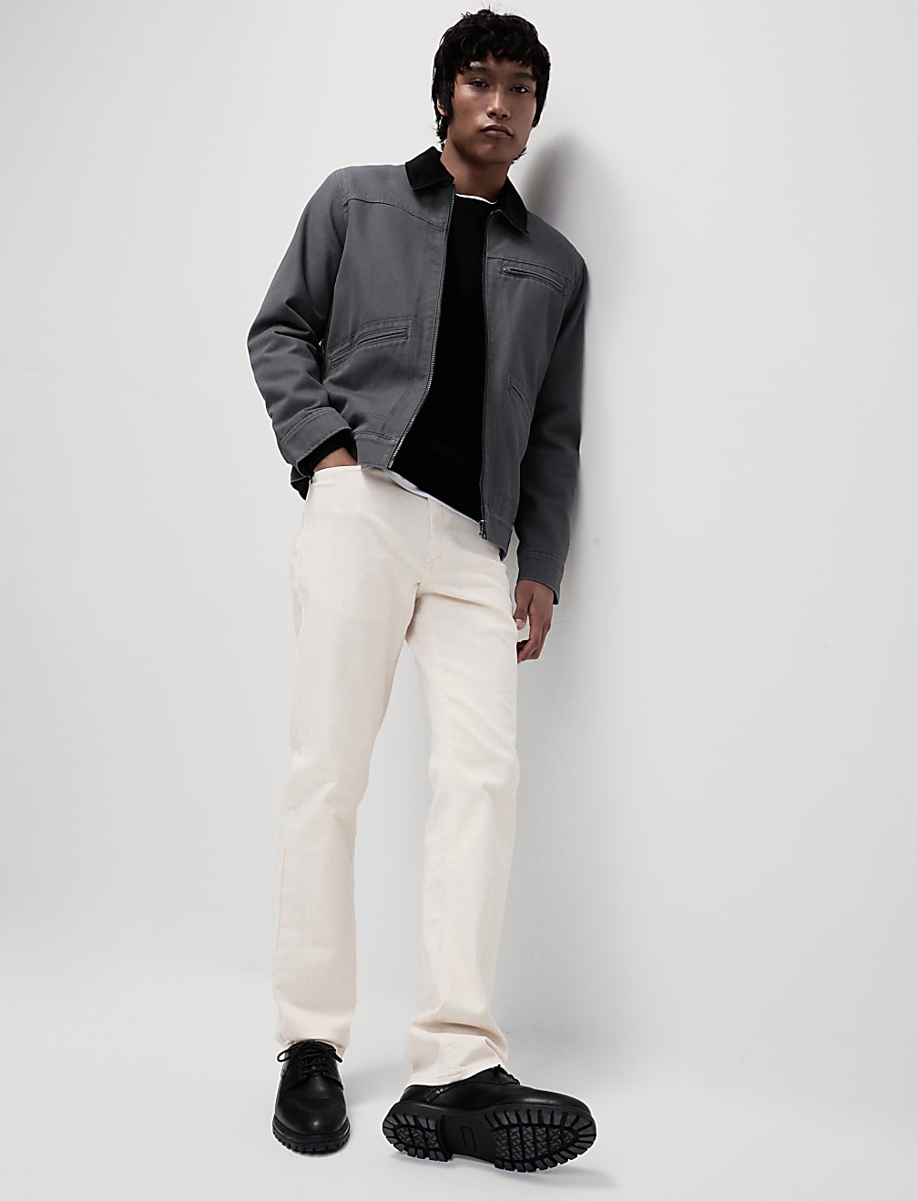 Canvas Trucker Utility Jacket