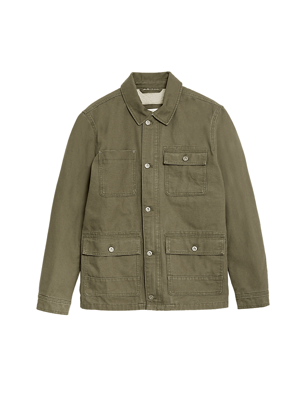 Borg Lined Utility Jacket with Stormwear