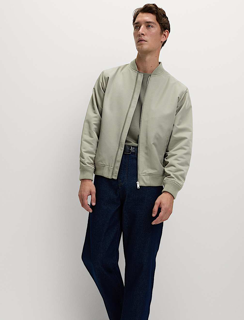 Satin Bomber Jacket