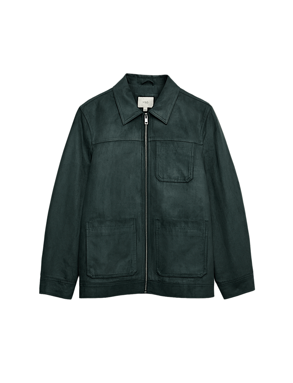 Faux Suede Chore Jacket