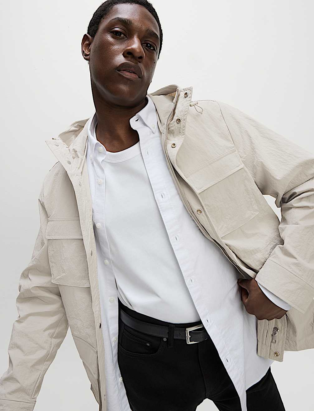 4 Pocket Hooded Field Jacket