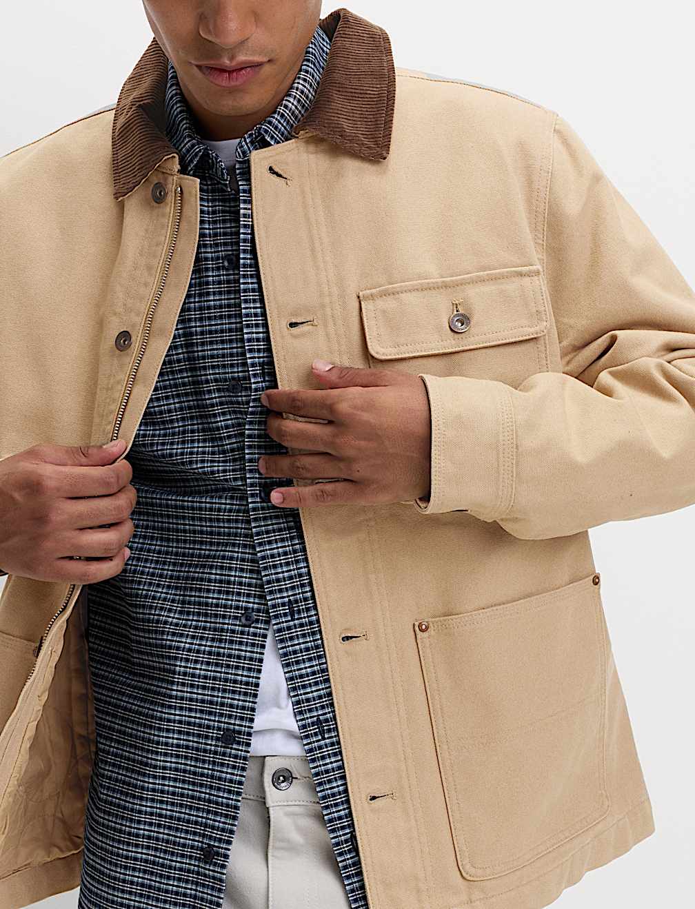 Pure Cotton 3 Pocket Barn Jacket