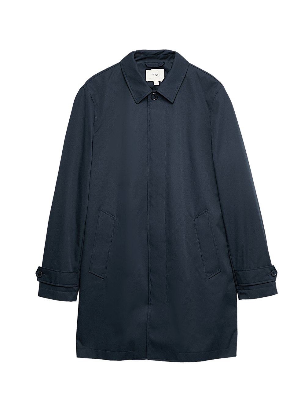 Cotton Blend Car Coat Mac