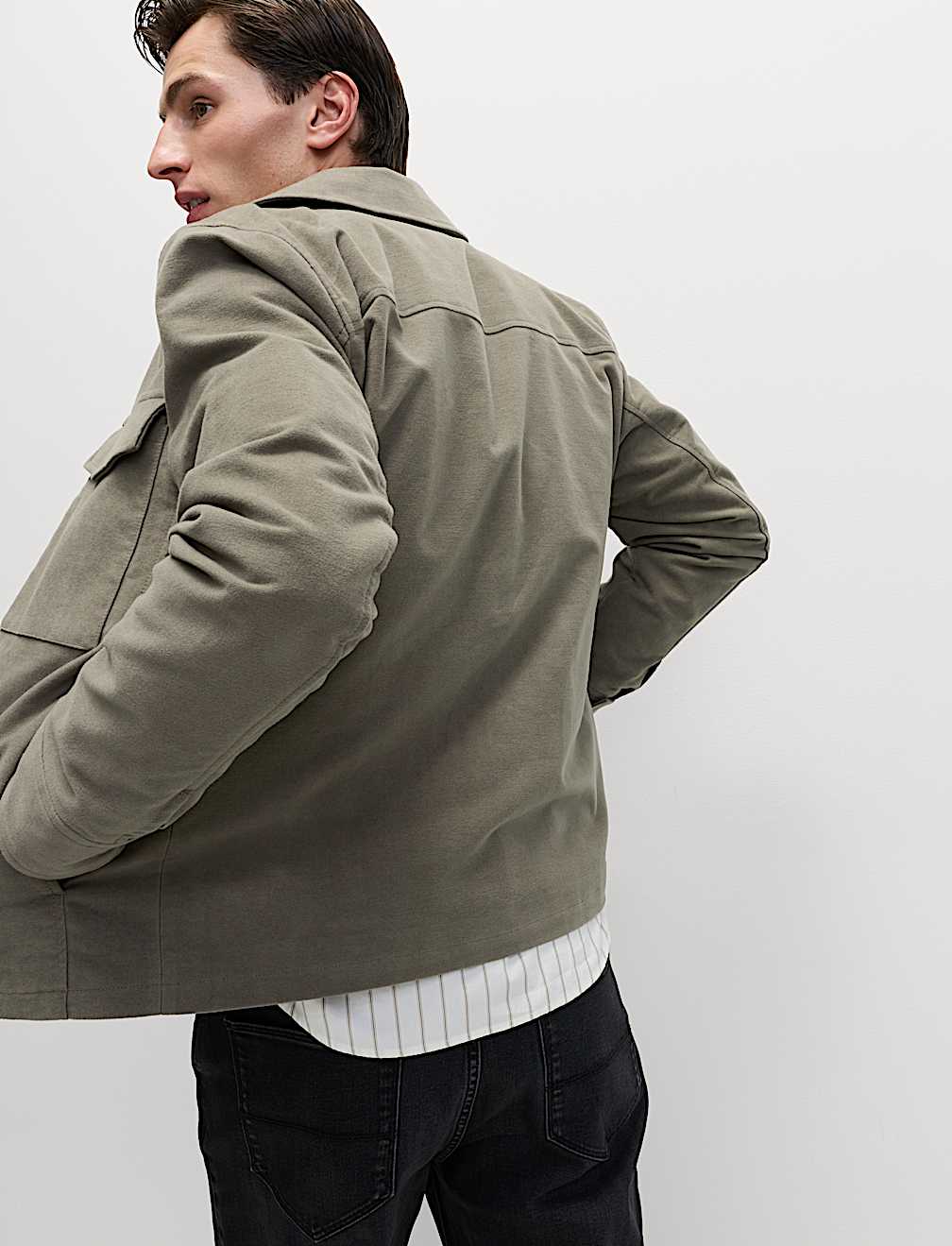 Cotton Rich Moleskin Trucker