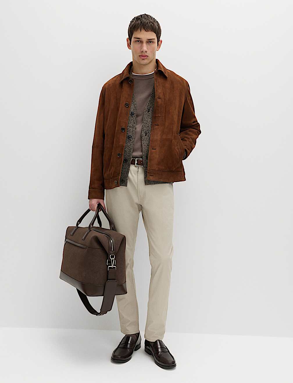 Burnished Suede Chore Jacket