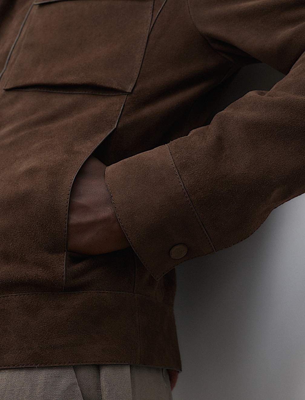 Suede Trucker Jacket