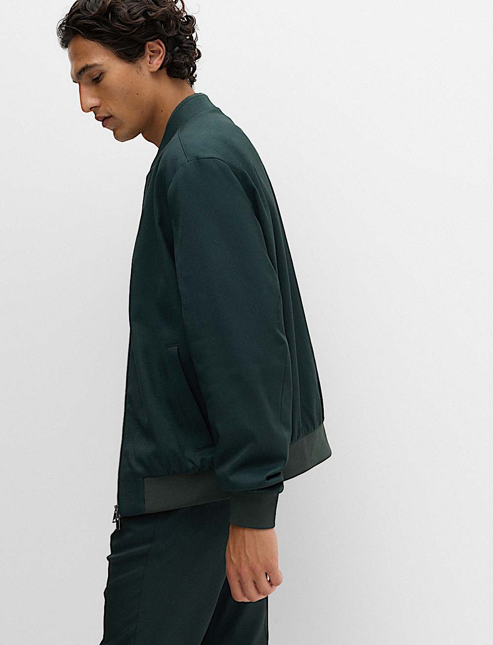 Zip-Up Bomber Jacket