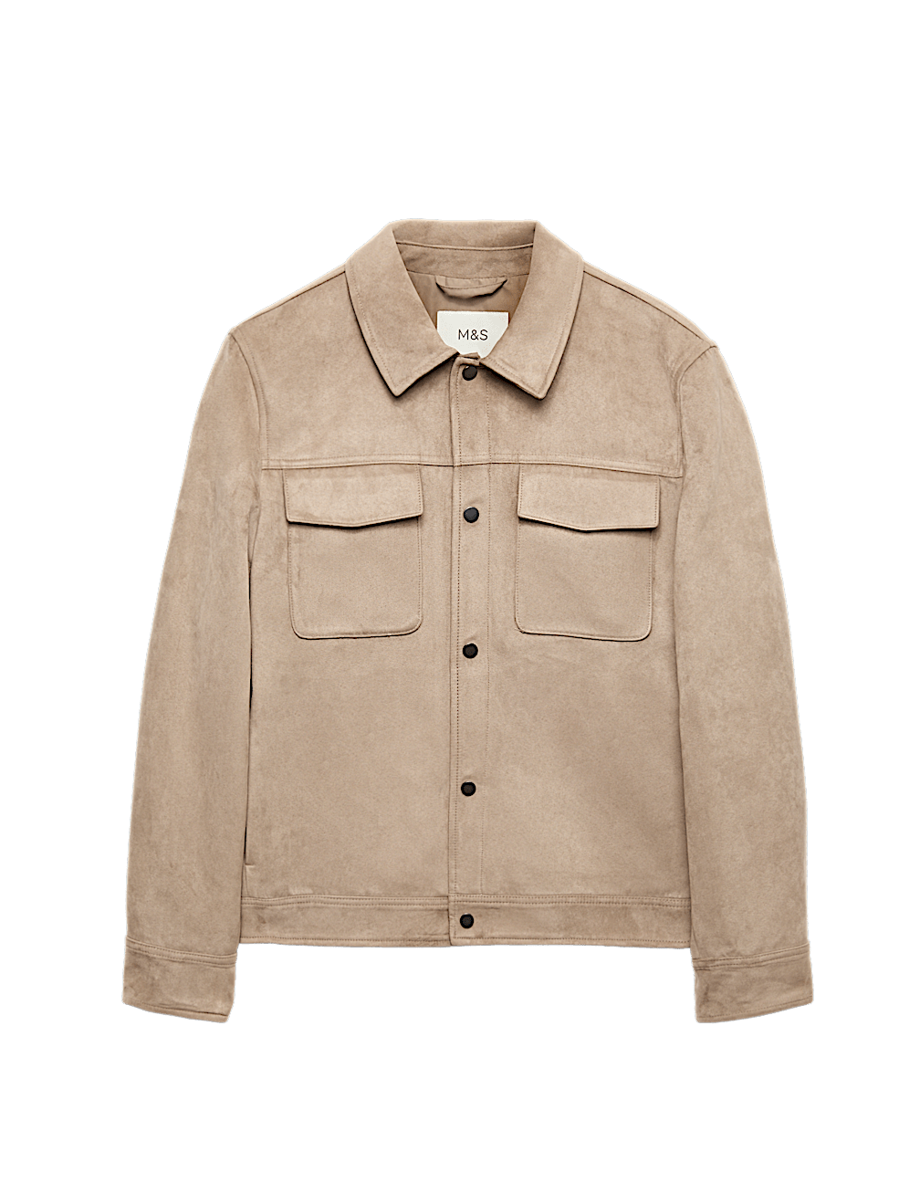 Faux Suede Overshirt