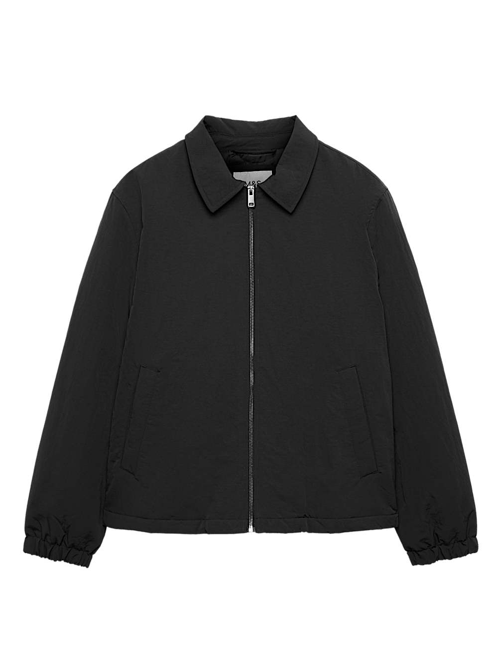 Zip Through Padded Harrington Jacket