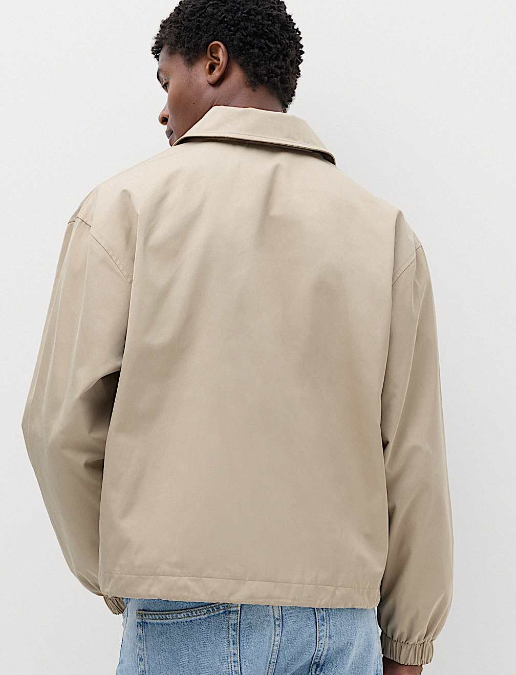 Cotton Blend Coach Jacket