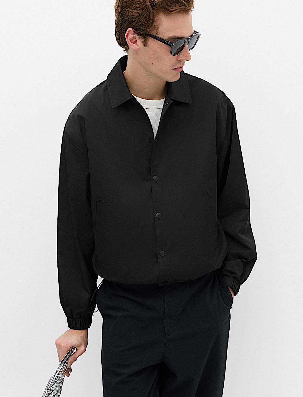 Cotton Blend Coach Jacket
