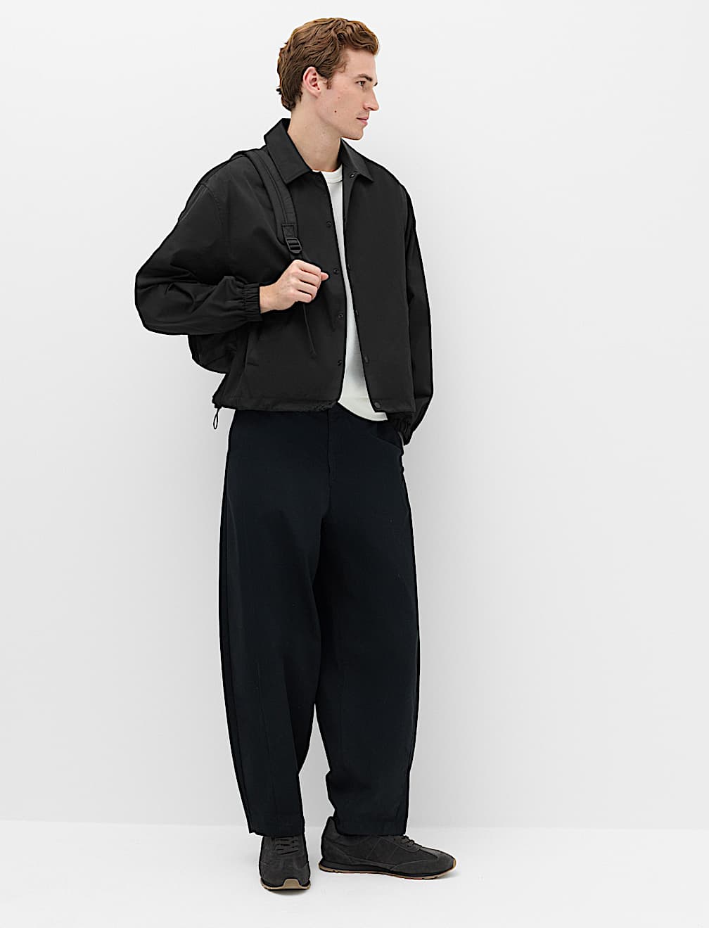 Cotton Blend Coach Jacket