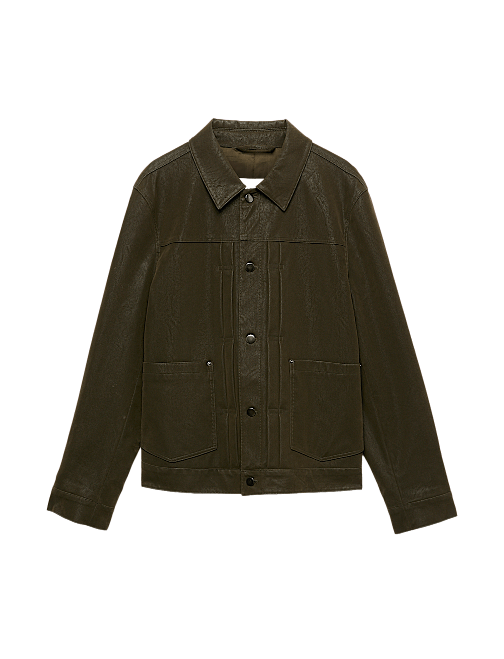Faux Suede Utility Jacket