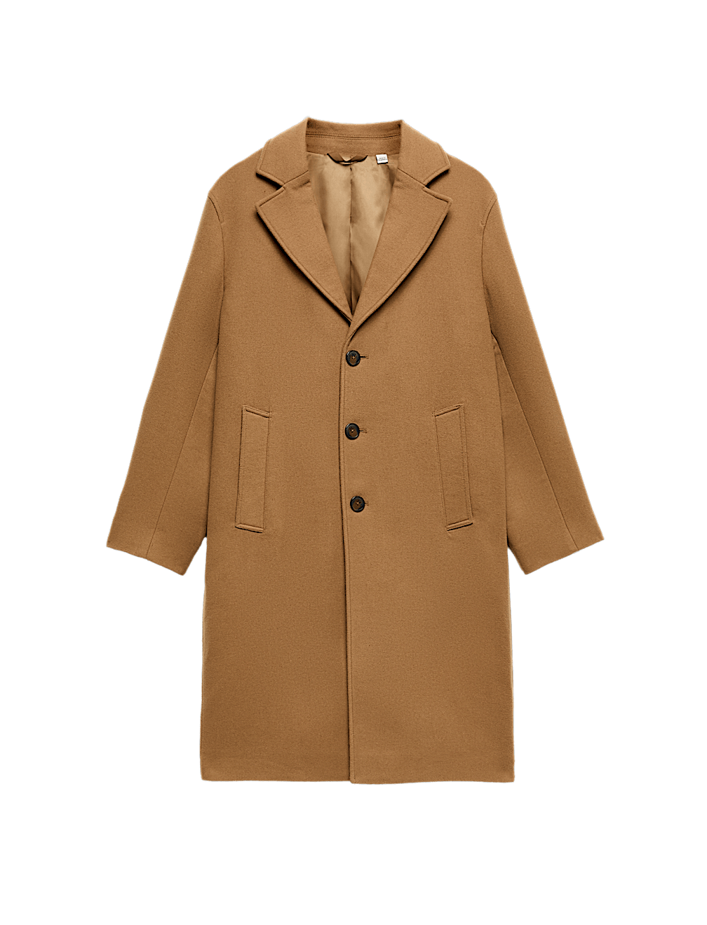 Wool Blend Revere Coat