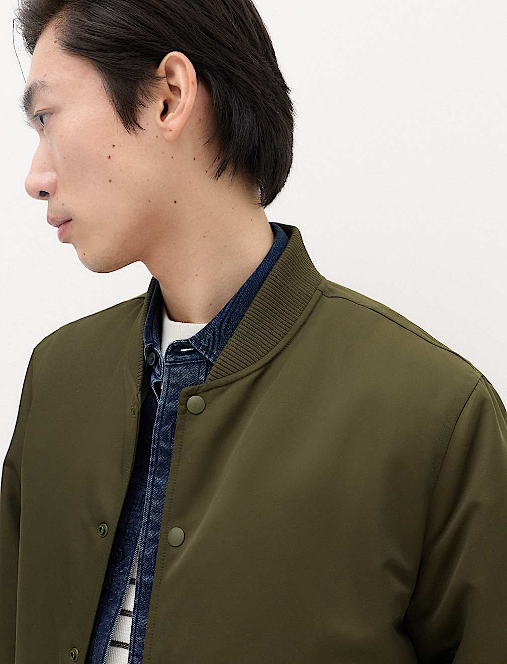 Satin Bomber Jacket