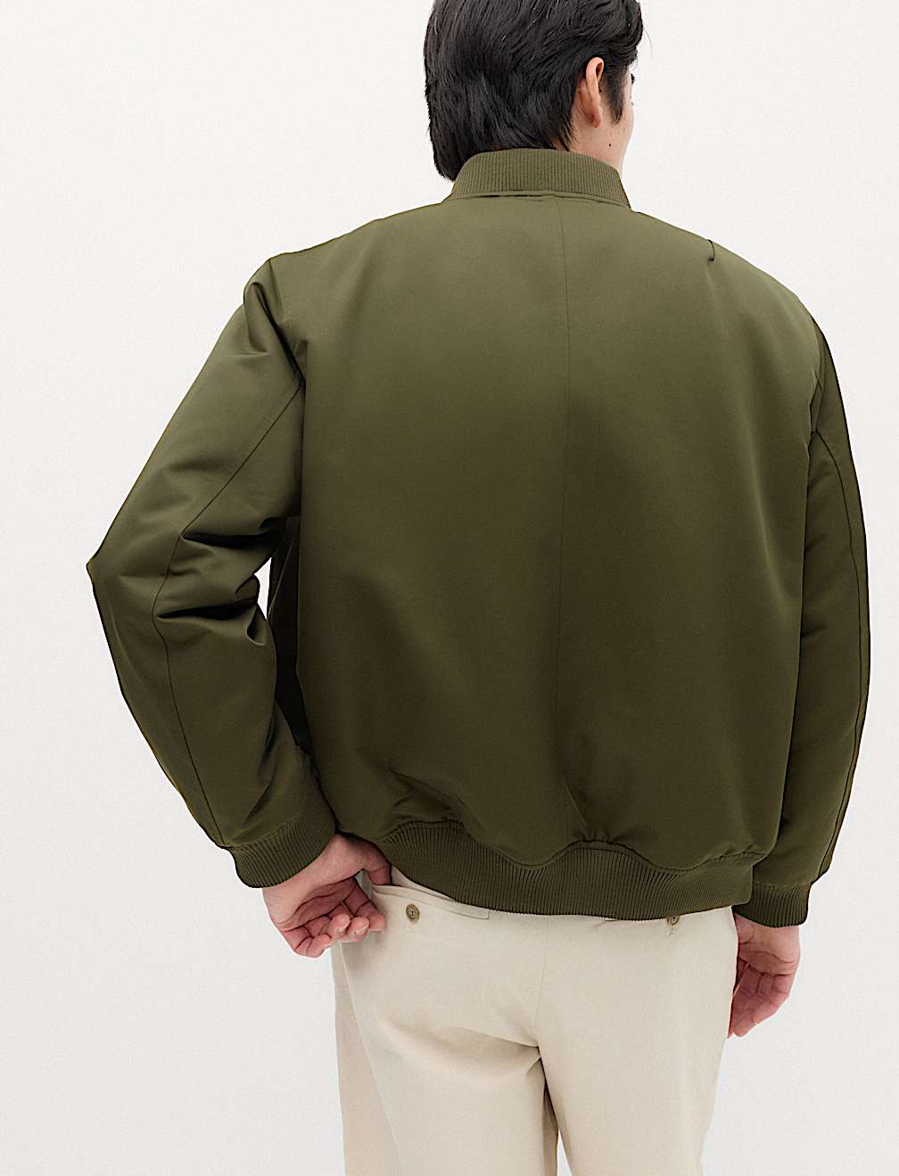 Satin Bomber Jacket