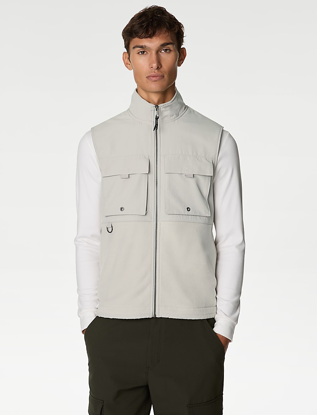 Pocketed Ripstop Fleece Gilet