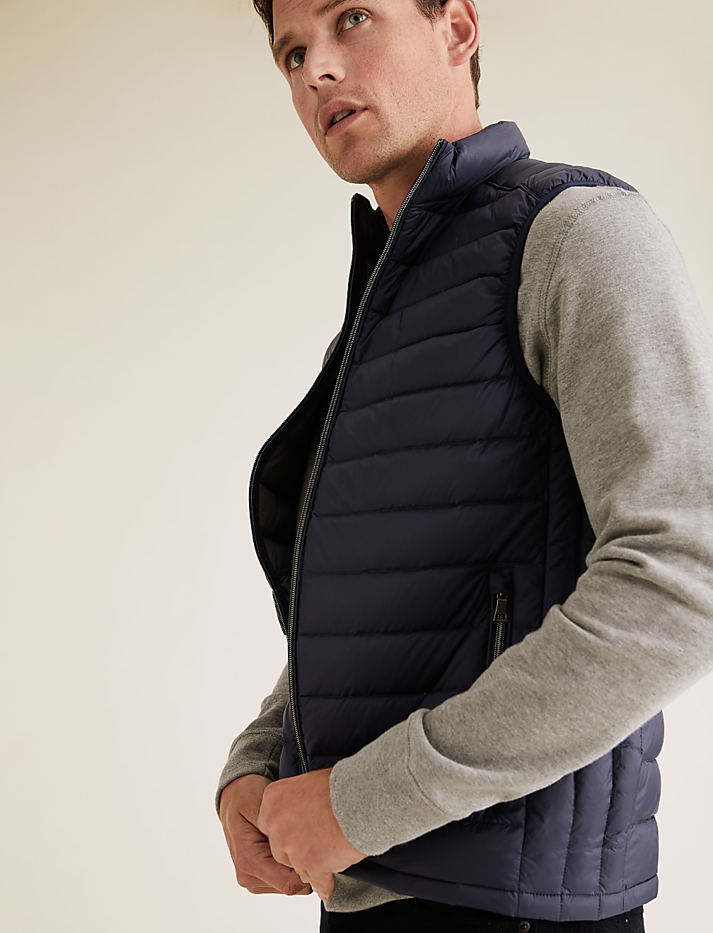 Feather & Down Padded Gilet Stormwear™