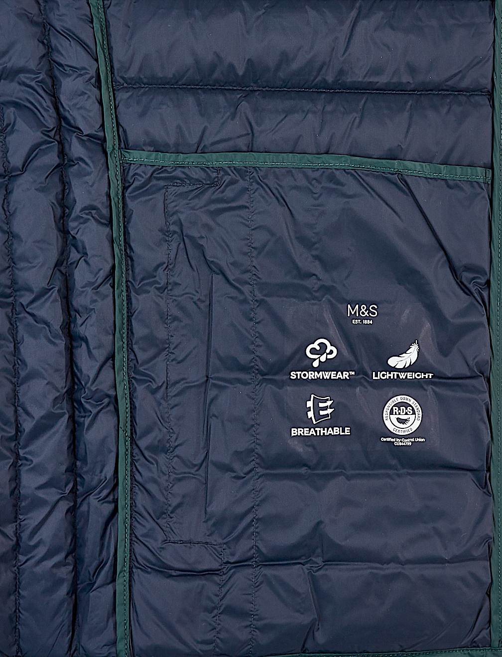 Feather & Down Padded Gilet Stormwear&trade;
