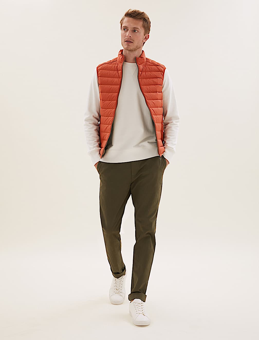 Feather & Down Padded Gilet Stormwear&trade;