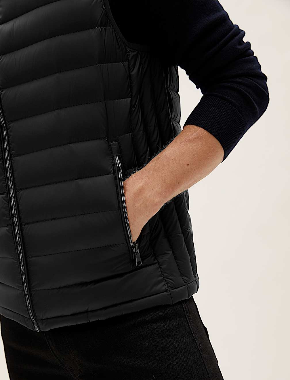 Feather & Down Padded Gilet Stormwear&trade;