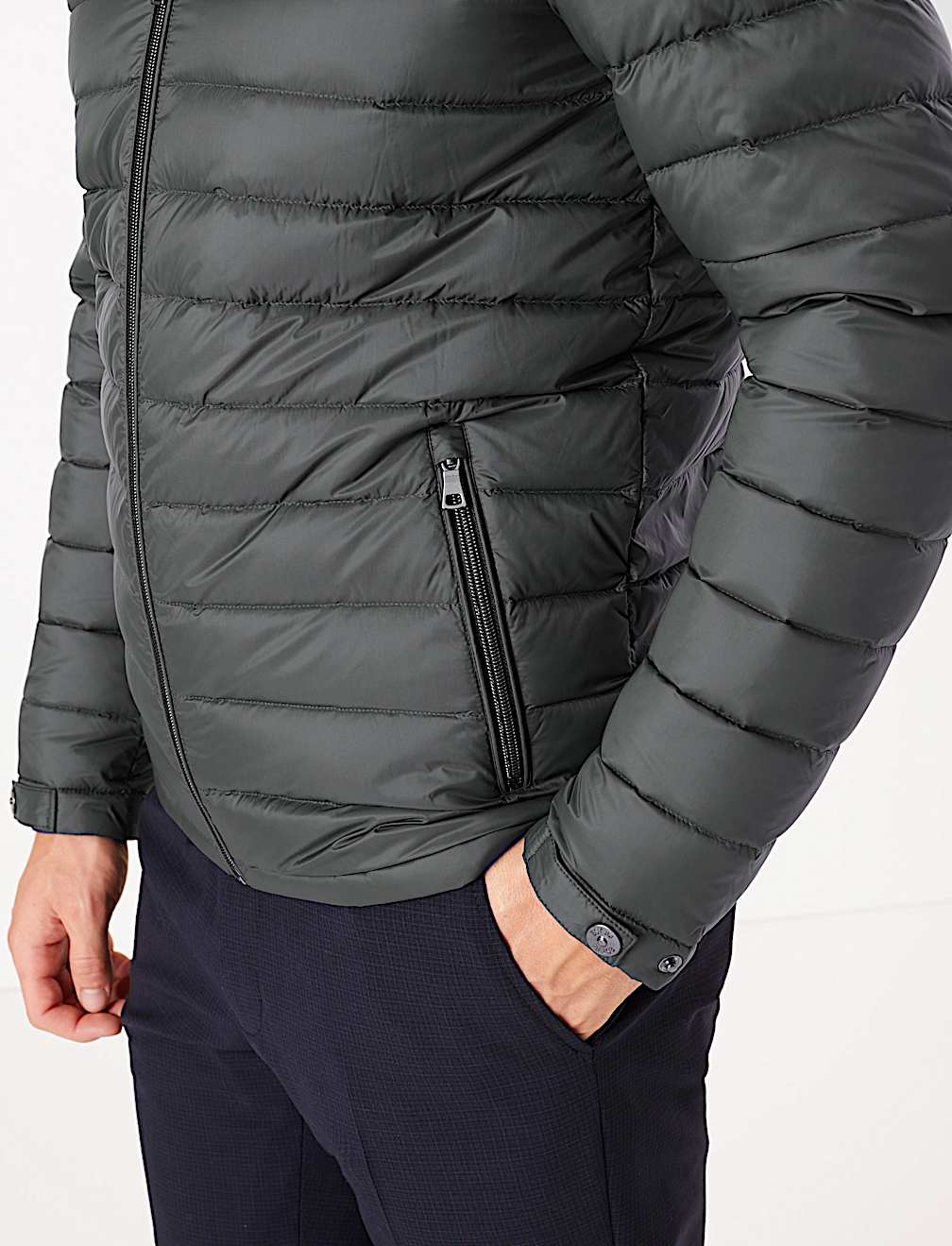 Feather & Down Puffer Jacket