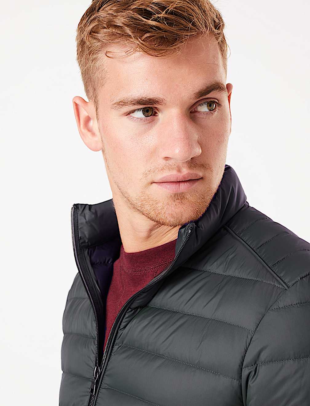 Feather & Down Puffer Jacket
