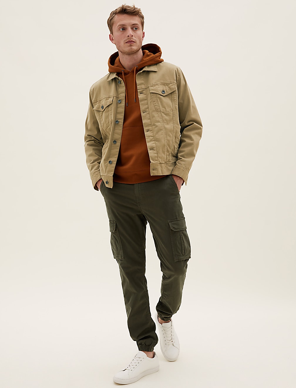 M&s mens denim jacket discount
