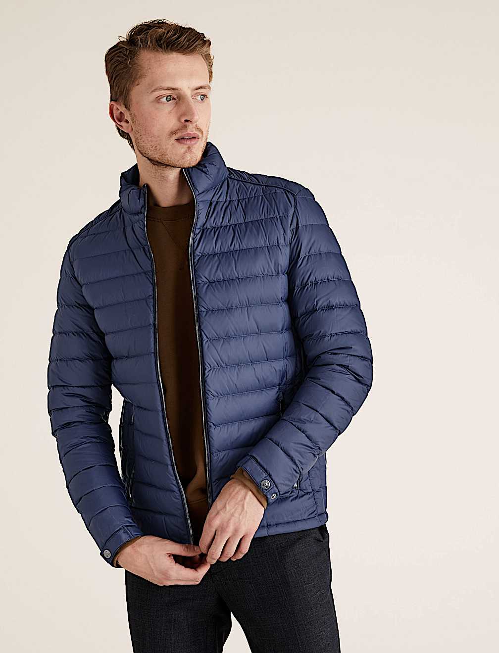 Feather & Down Puffer Jacket