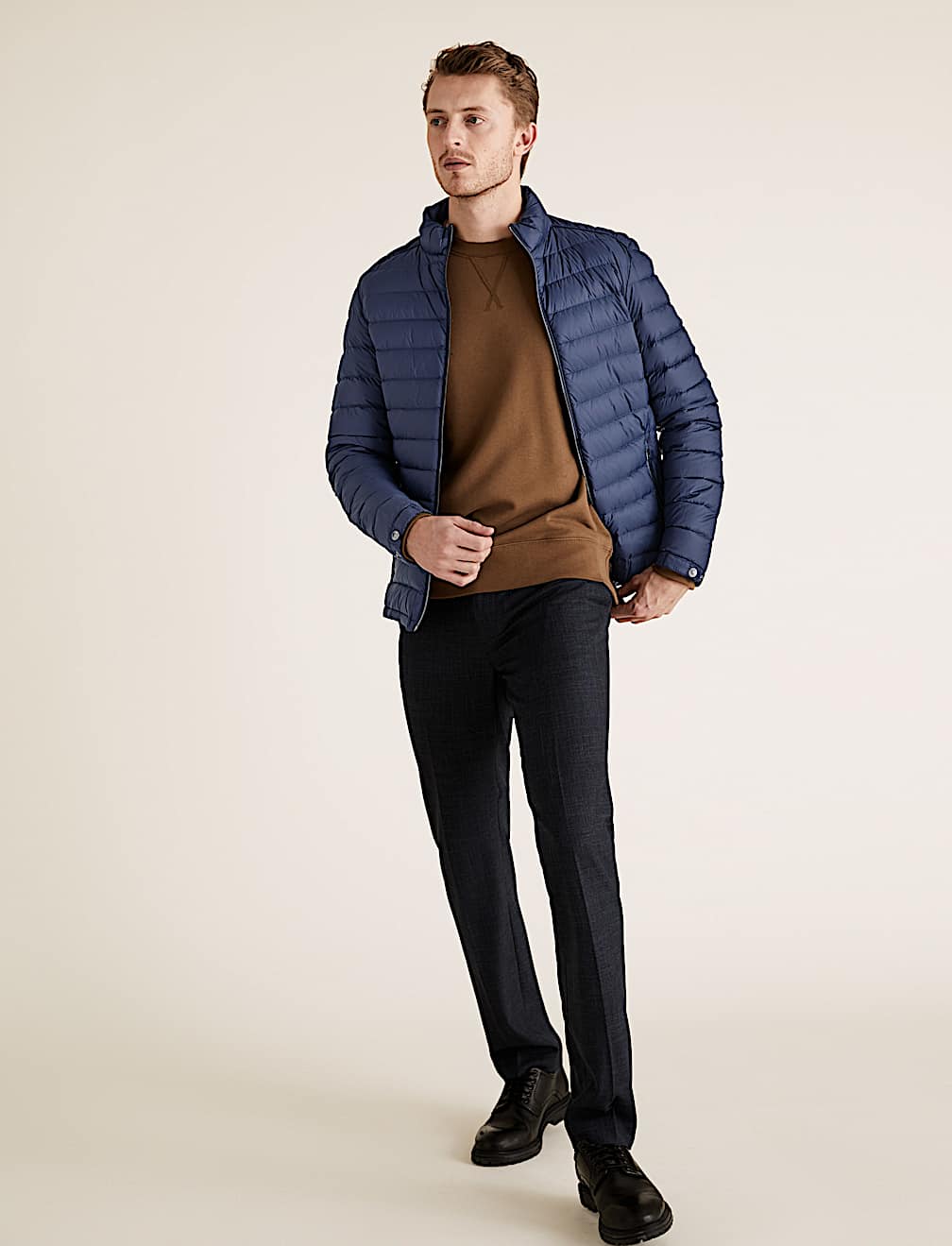 Feather & Down Puffer Jacket