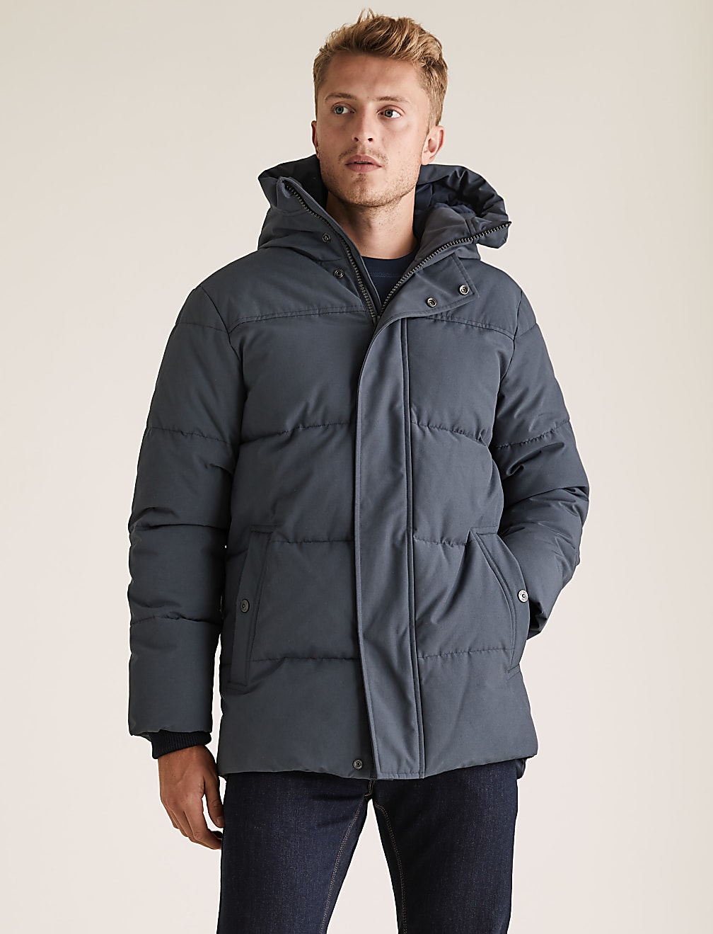 Hooded Puffer Jacket with Thermowarmth™