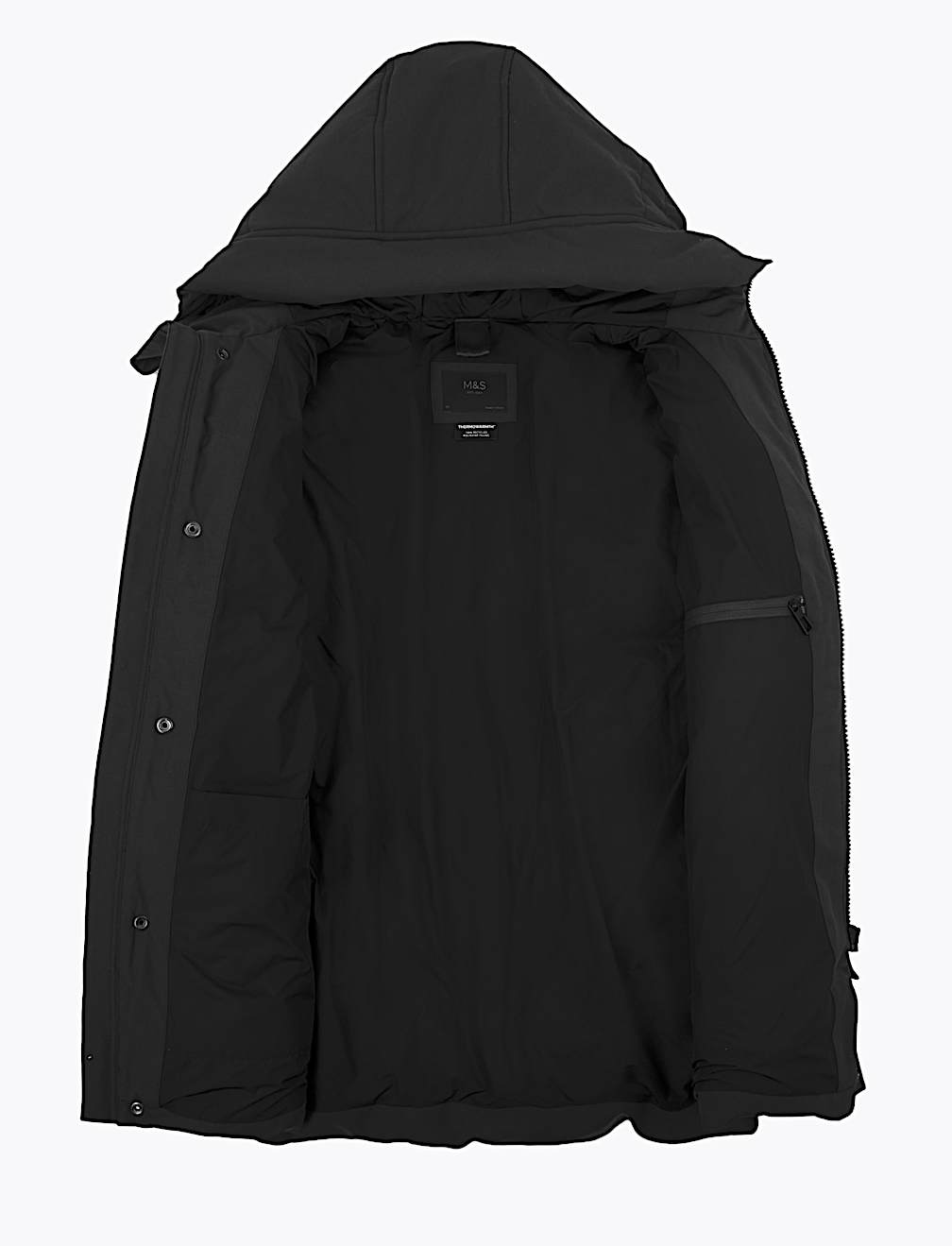 Hooded Puffer Jacket with Thermowarmth&trade;