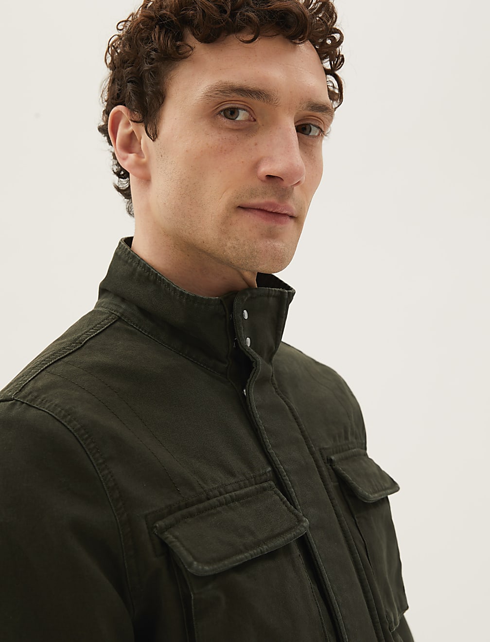 Pure Cotton Utility Jacket