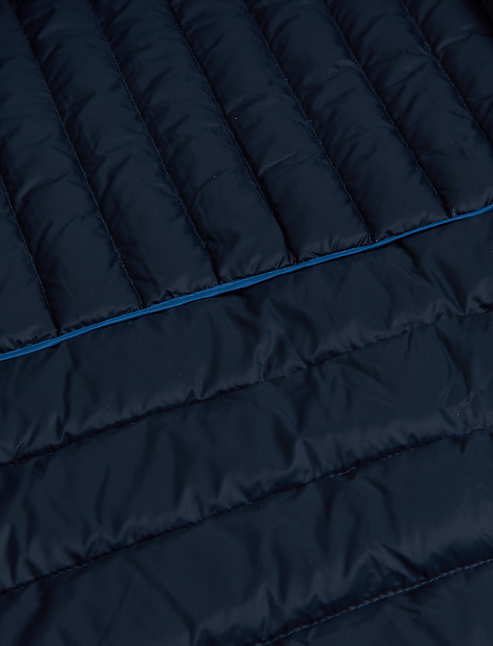 Pure Polyamide Plain High Neck Jacket