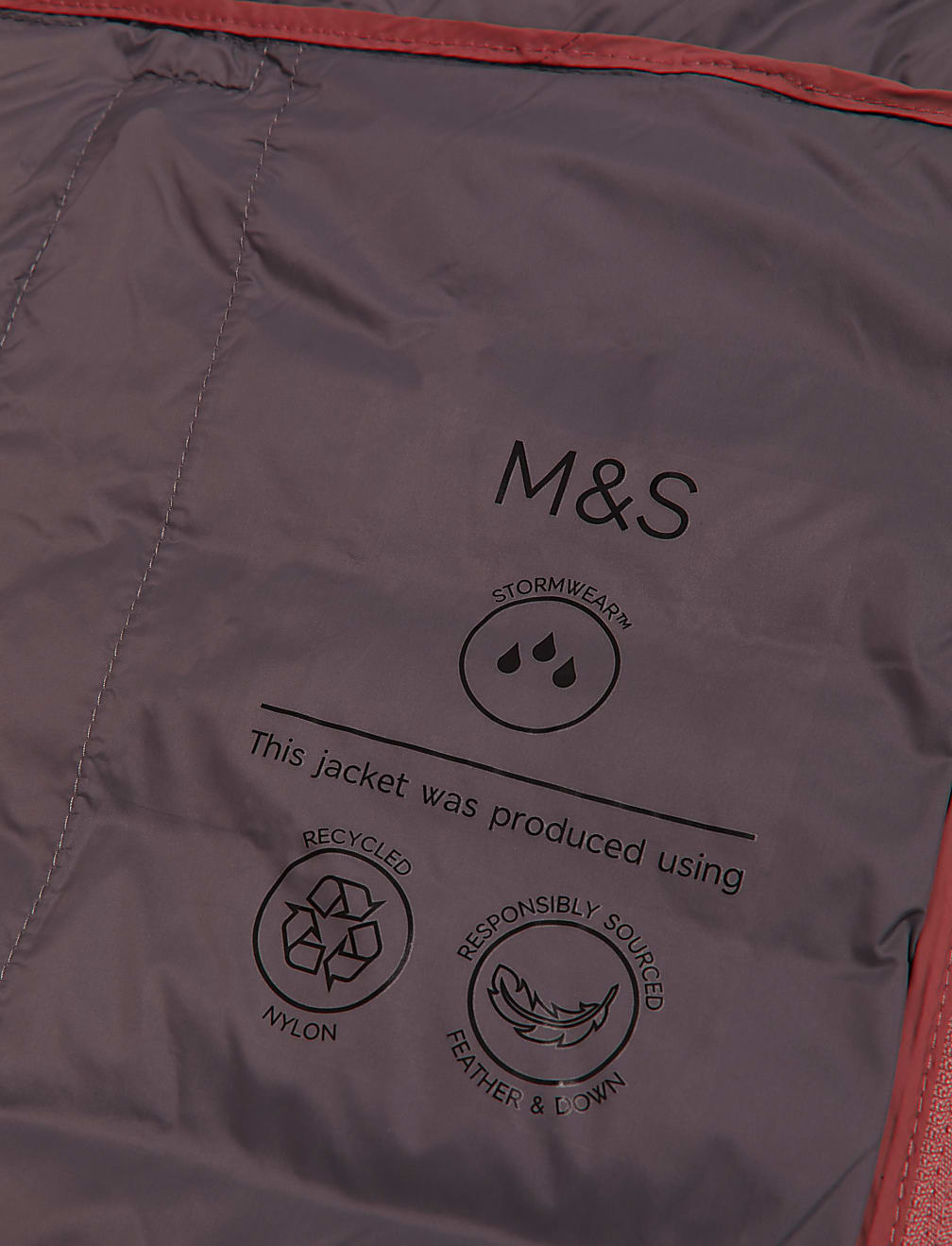 Pure Polyamide Plain High Neck Jacket