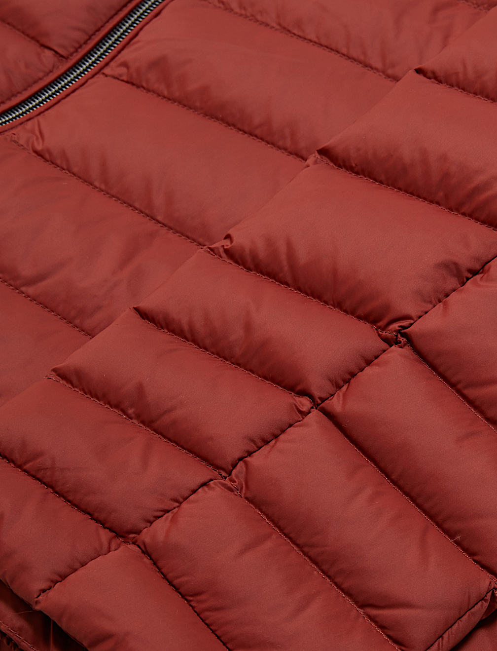 Pure Polyamide Plain High Neck Jacket