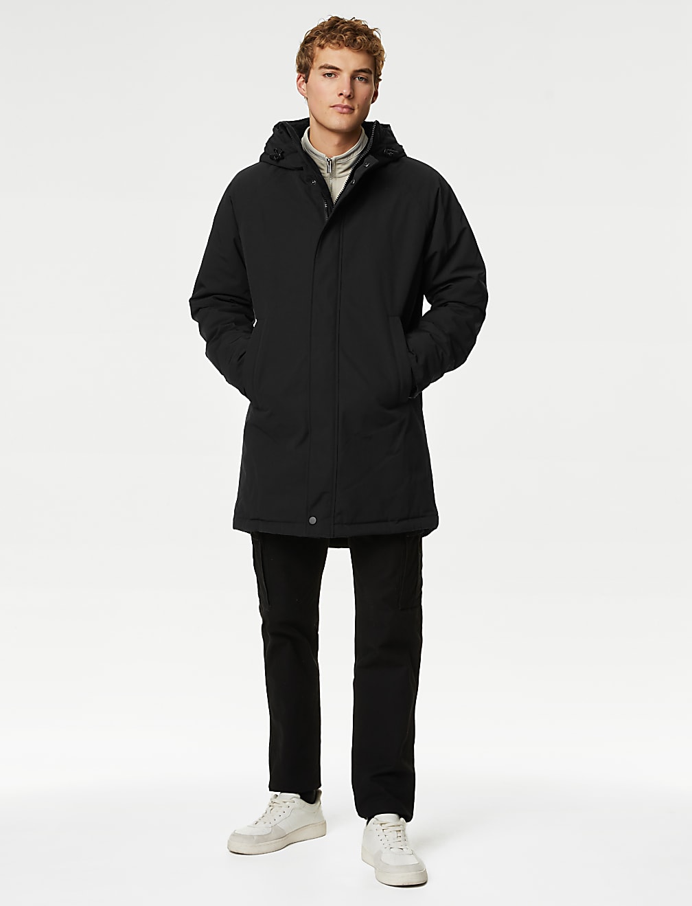 Borg Lined Parka Jacket with Stormwear&trade;